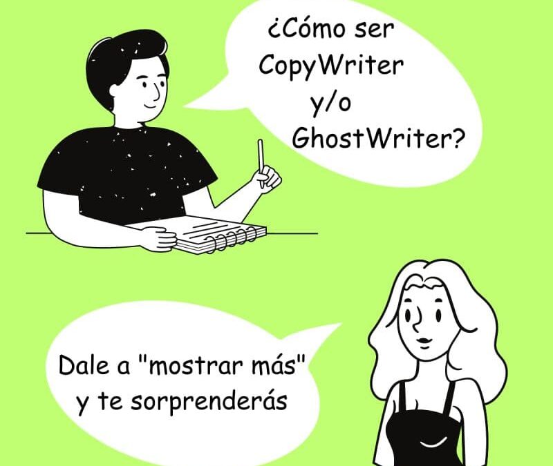 ¿Quieres ser CopyWriter y/o GhostWriter?